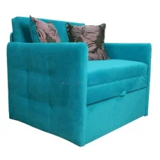 Armchair-bed AMELY SMILEY 0.8 blue